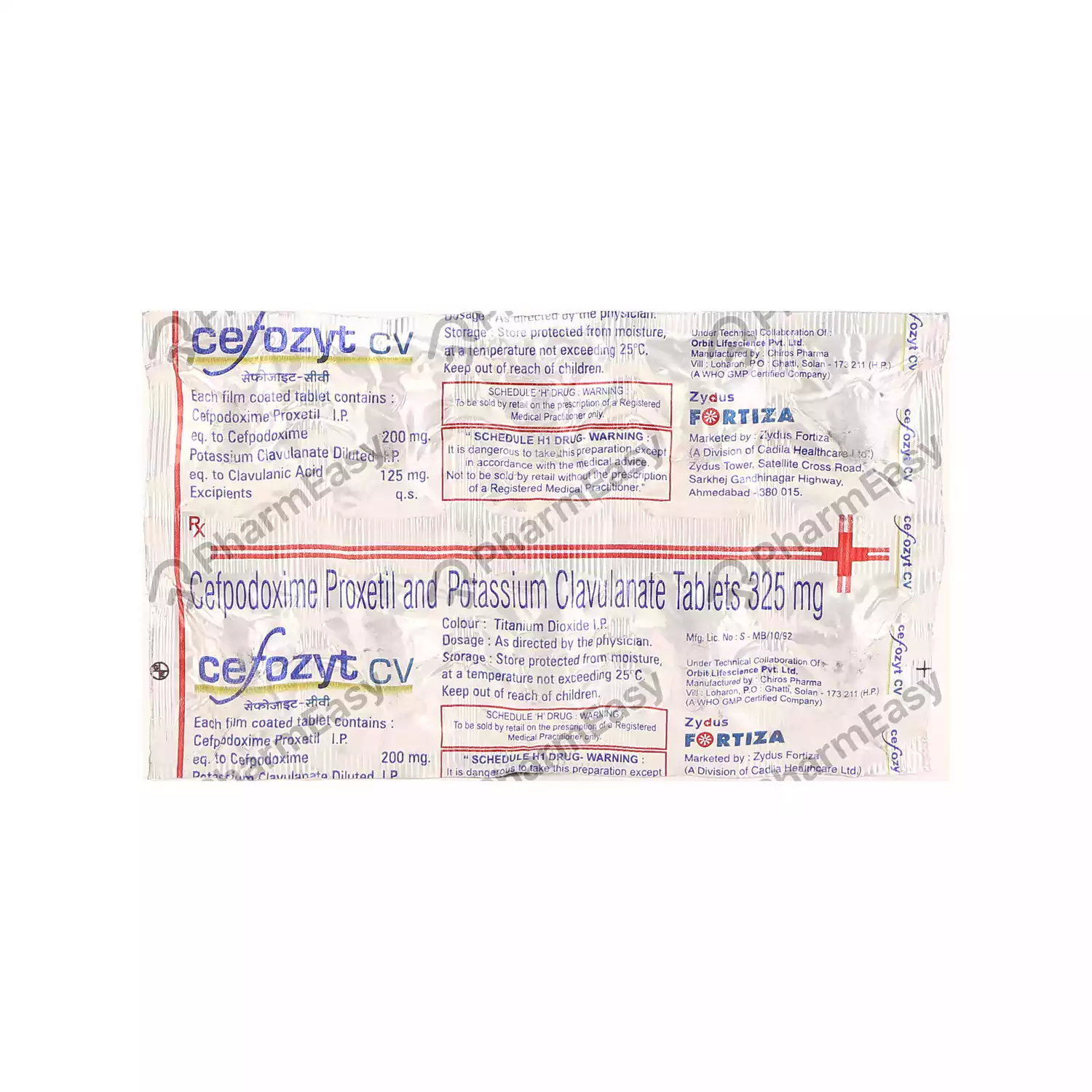 CEFOZYT CV TAB