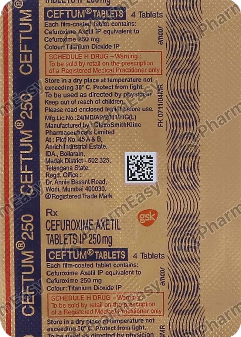 CEFTUM 250MG TAB