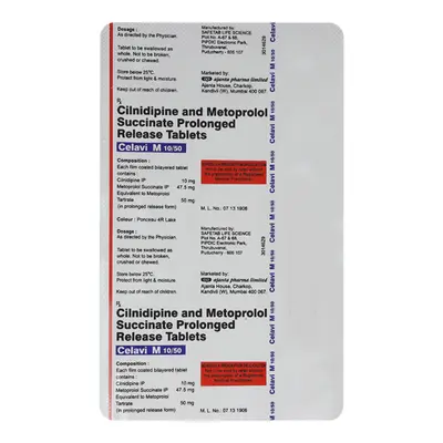 CELAVI M 10/50MG TAB