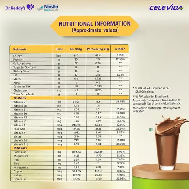 Celevida En V/F Protein Powder