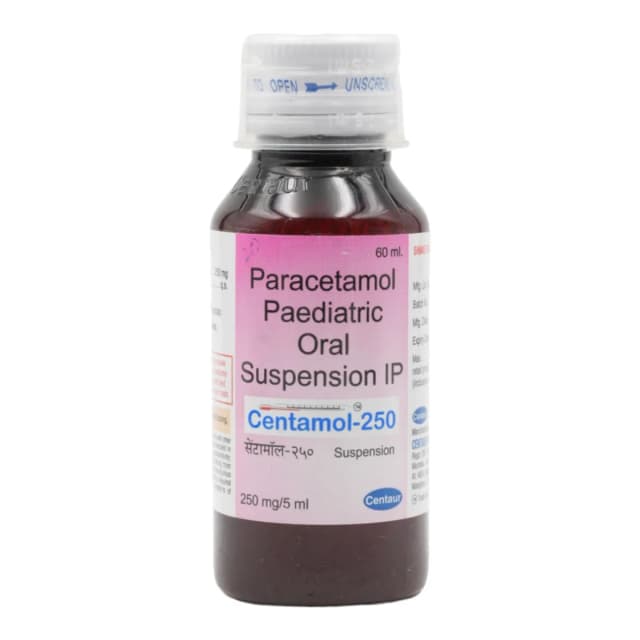 CENTAMOL 250MG SUSPN