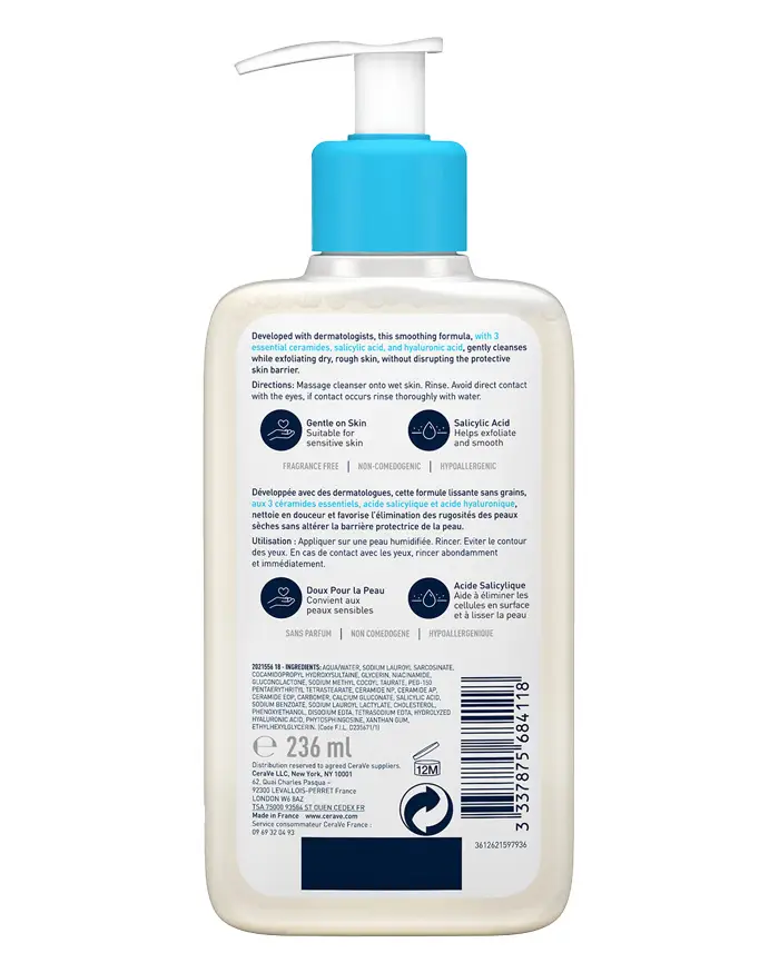 Cerave SA Smoothing Cleanser