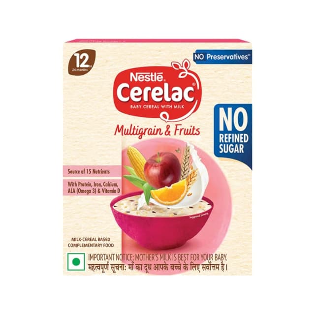 Cerelac Multigrain And Fruits Baby Cereal 12 To 24 Months