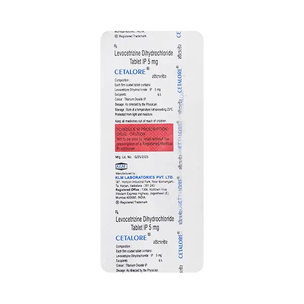 CETALORE 5MG TAB