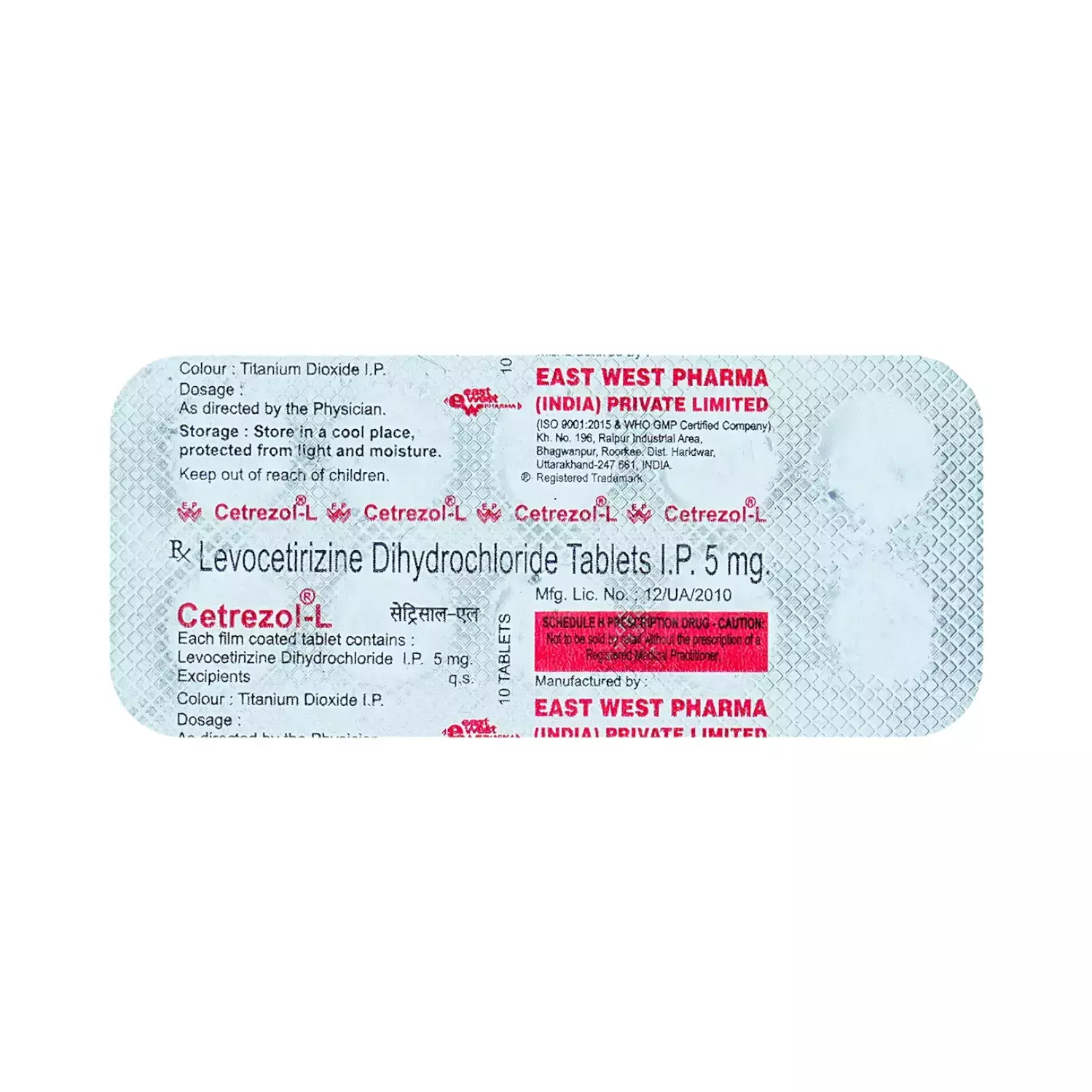 CETREZOL L TAB