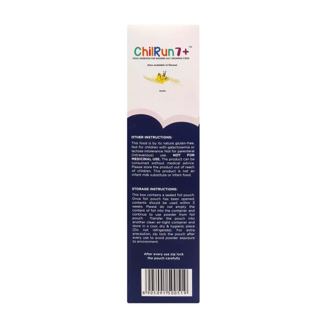 CHILRUN 7+ VANNILA REFILL
