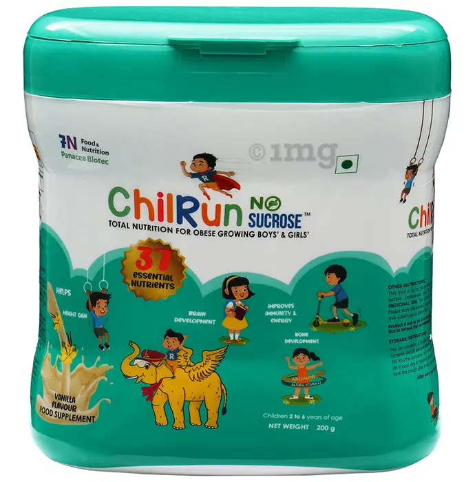 CHILRUN NO SUCROSE VANNILA JAR
