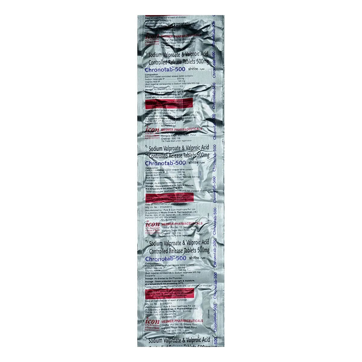 CHRONOTAB 500MG