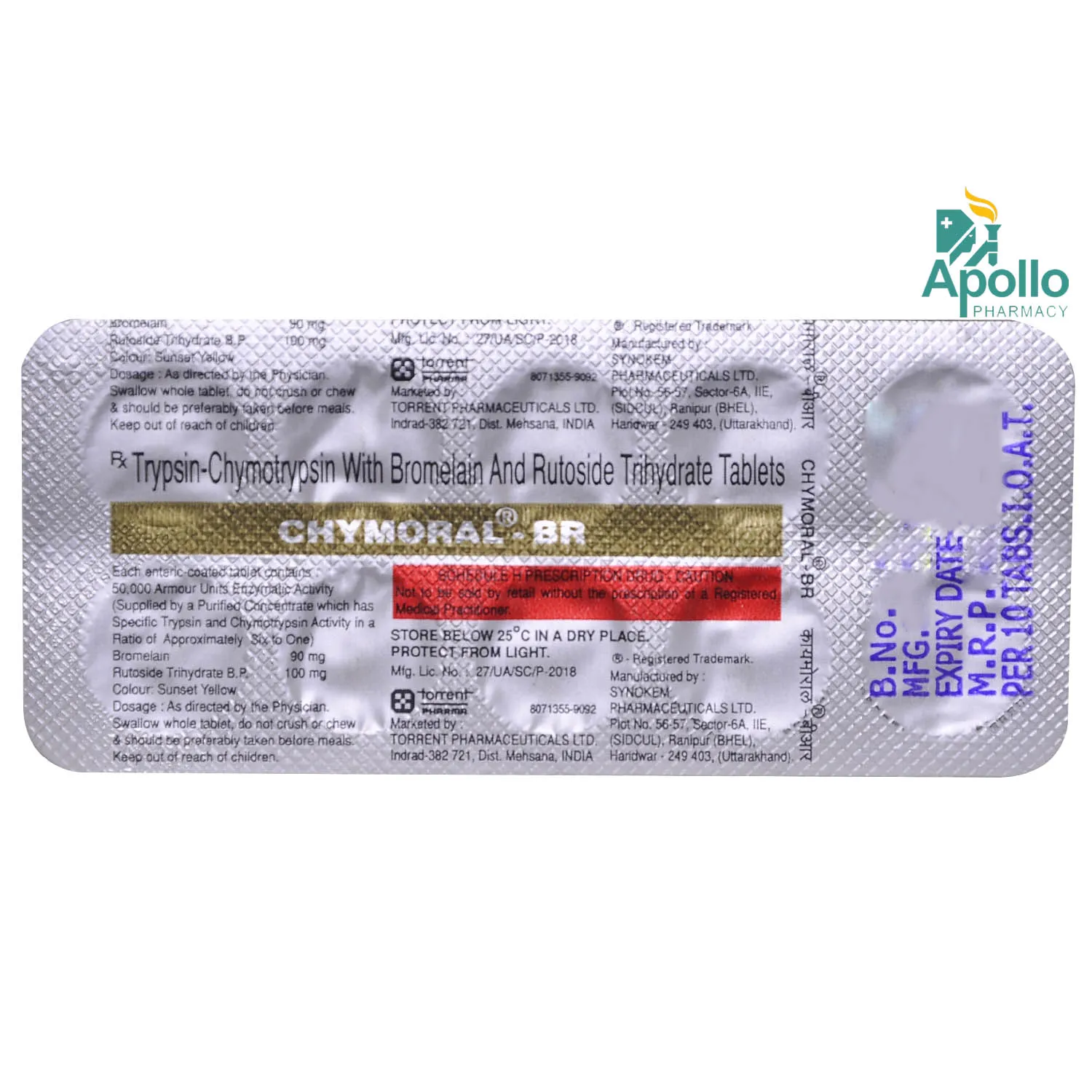 CHYMORAL BR TAB