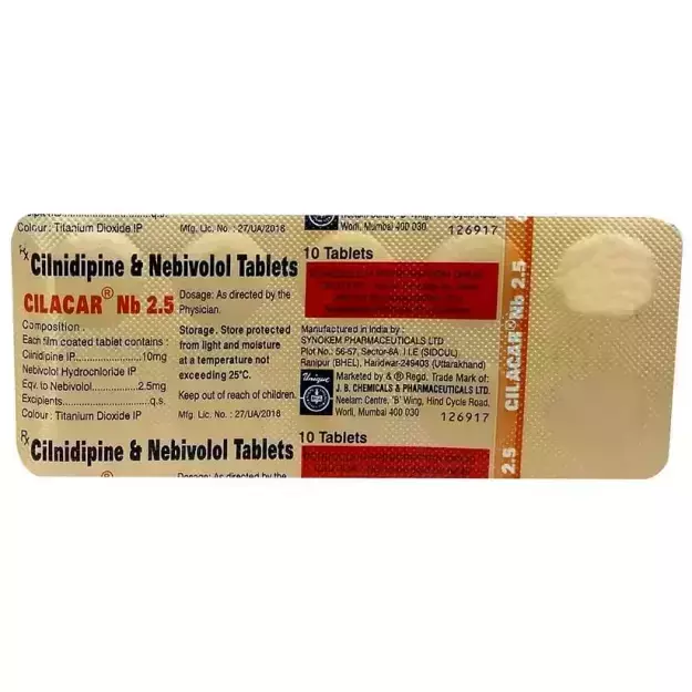 CILACAR NB 2.5MG TAB