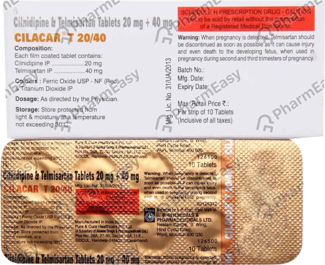 CILACAR T 20/40MG TAB