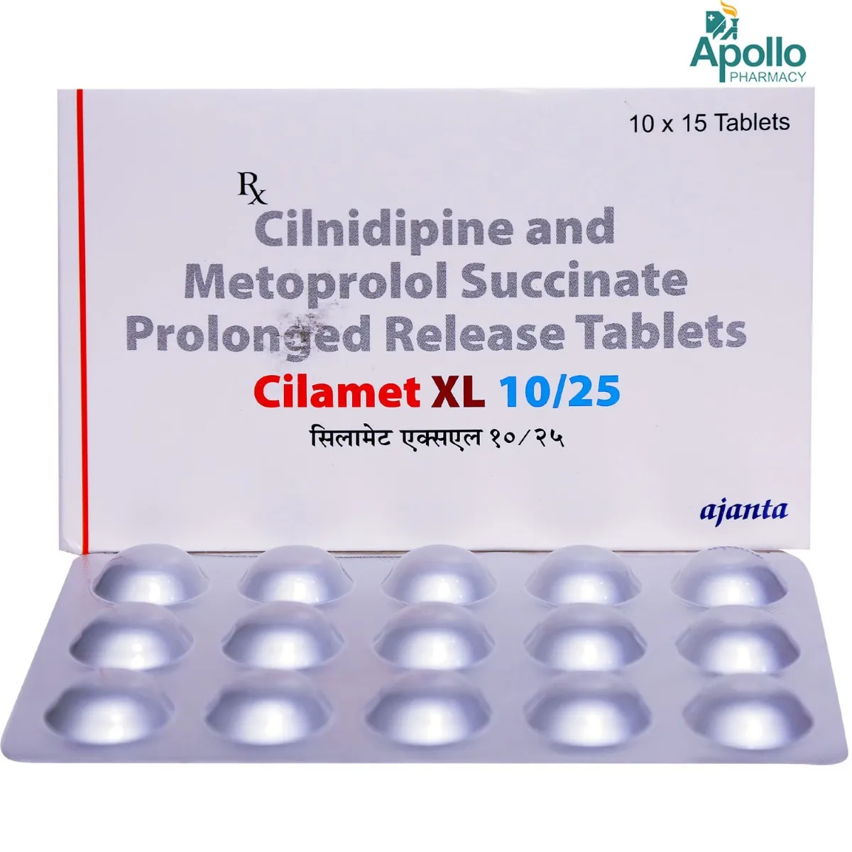 CILAMET XL 10/25MG TAB