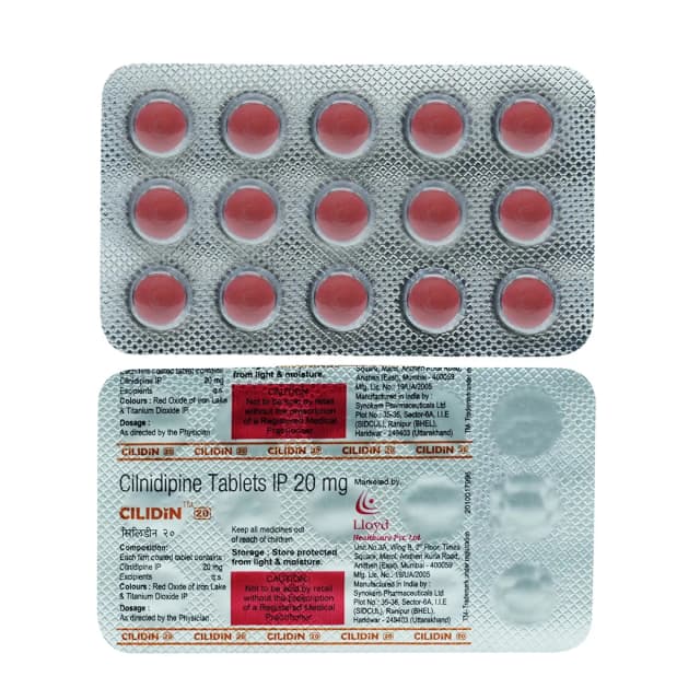 Cilidin 20MG Tab 15S