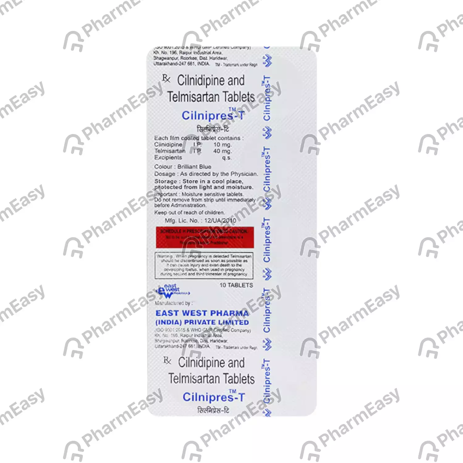 CILNIPRES-TM 50/40MG TAB