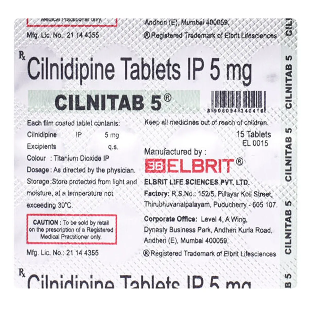 CILNITAB 5