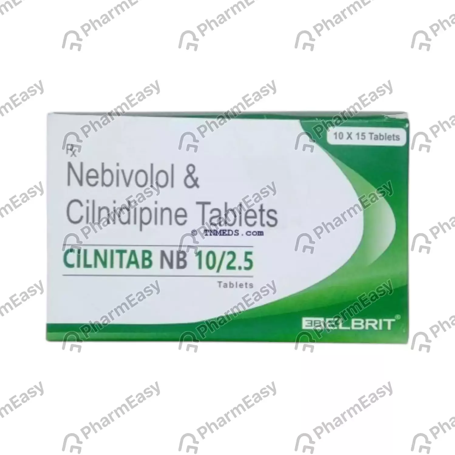 CILNITAB NB 10/2.5 TAB 15`S