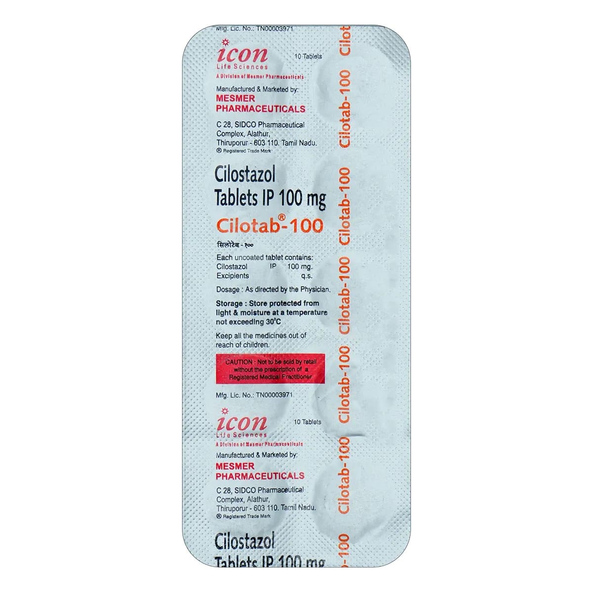 CILOTAB 100MG