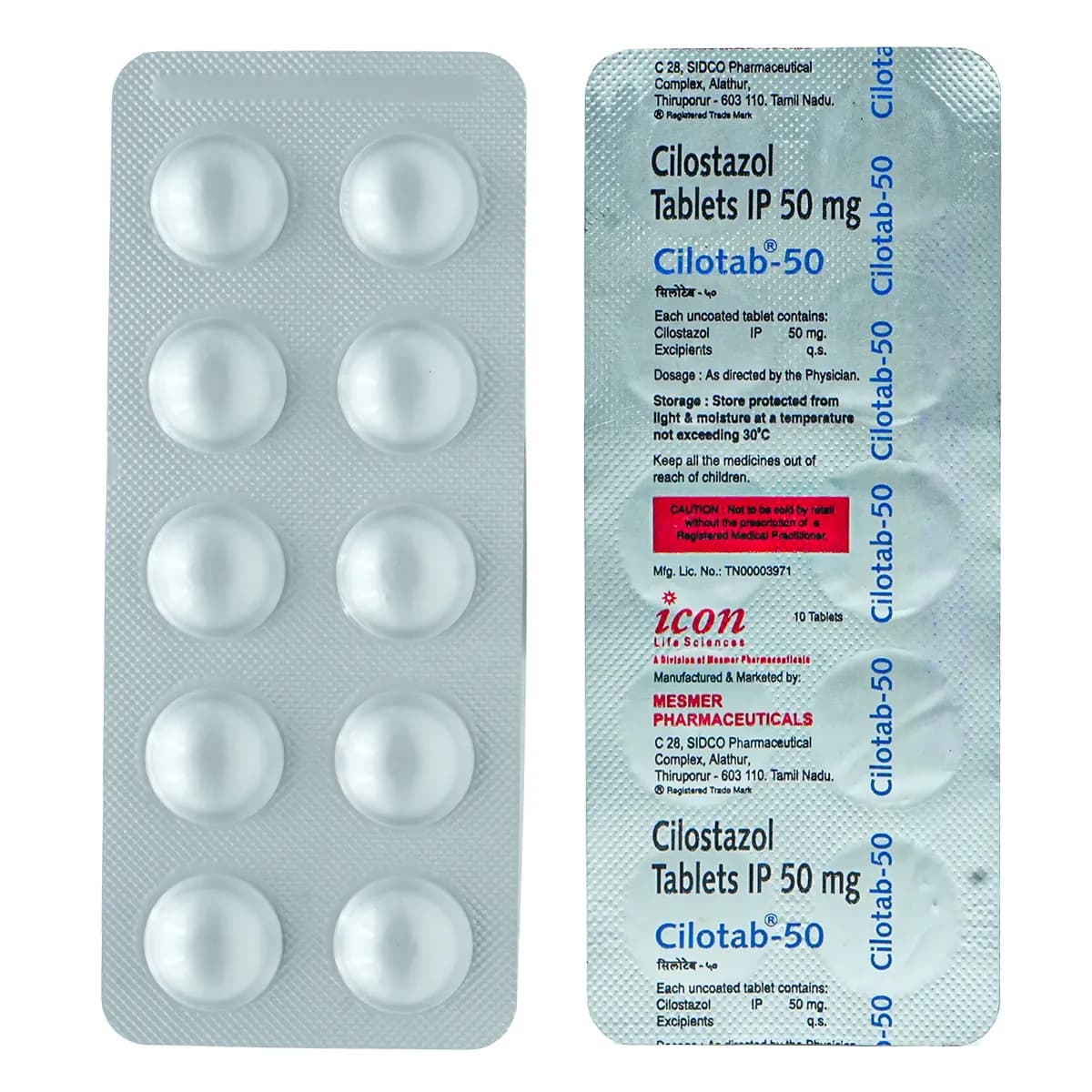 CILOTAB 50MG