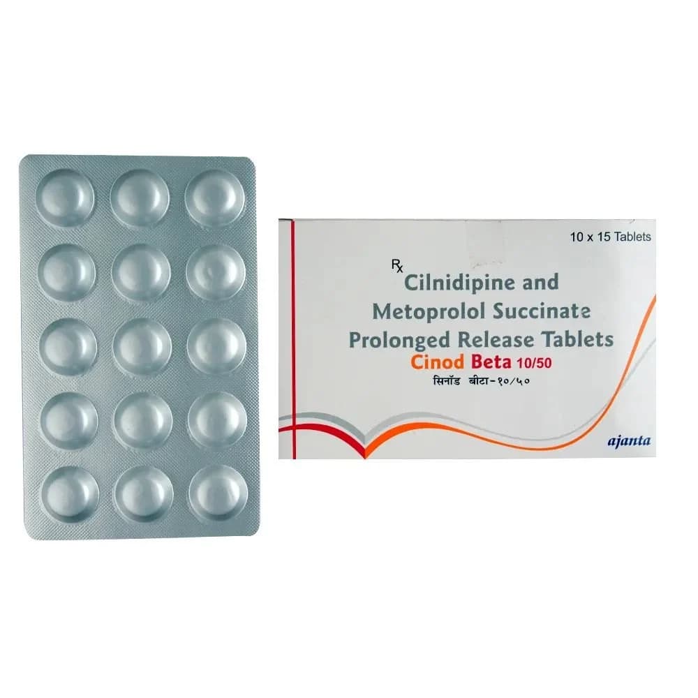 CINOD BETA 10/50MG TAB