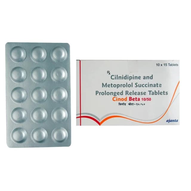 Cinod Beta 10/50MG Tab