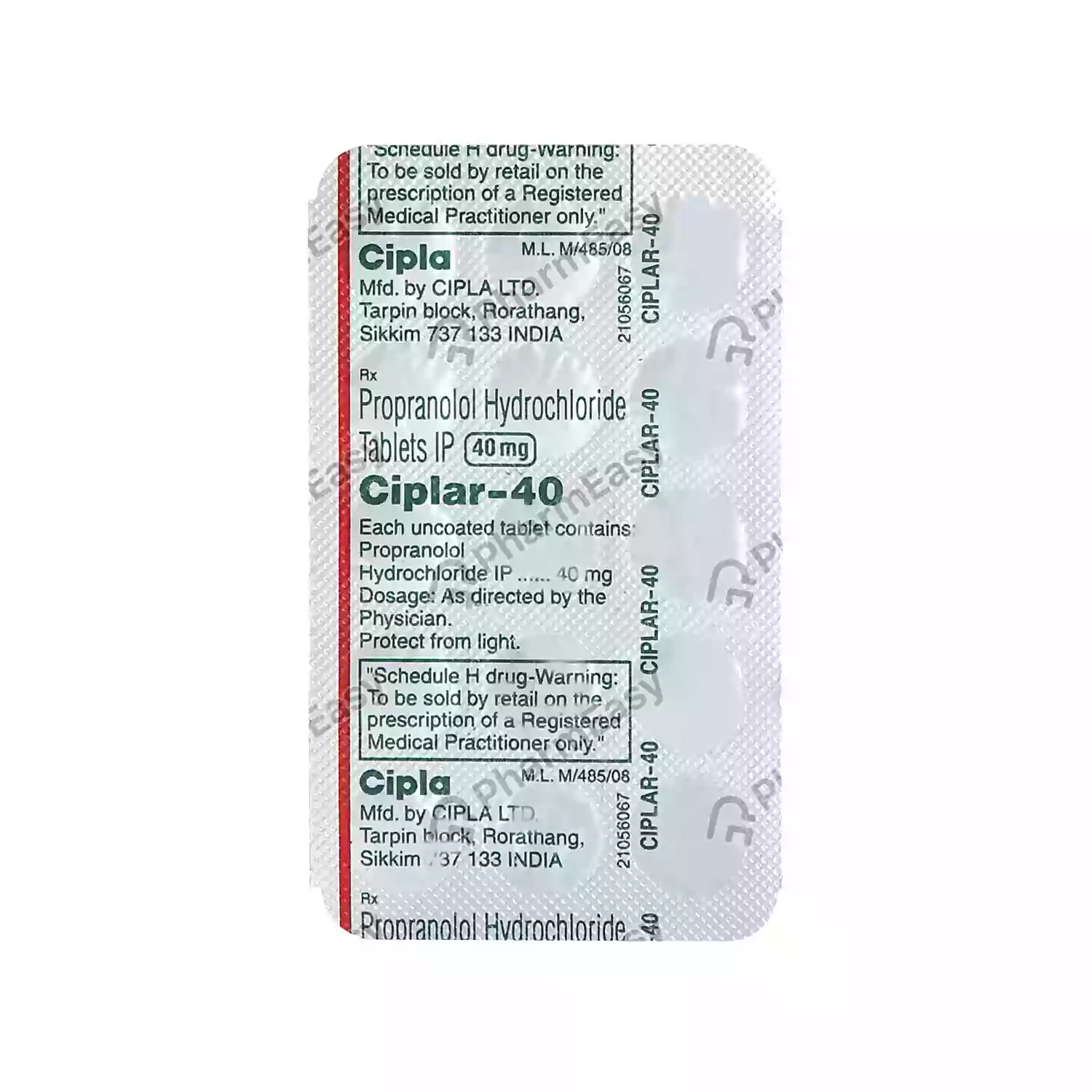 CIPLAR 40MG