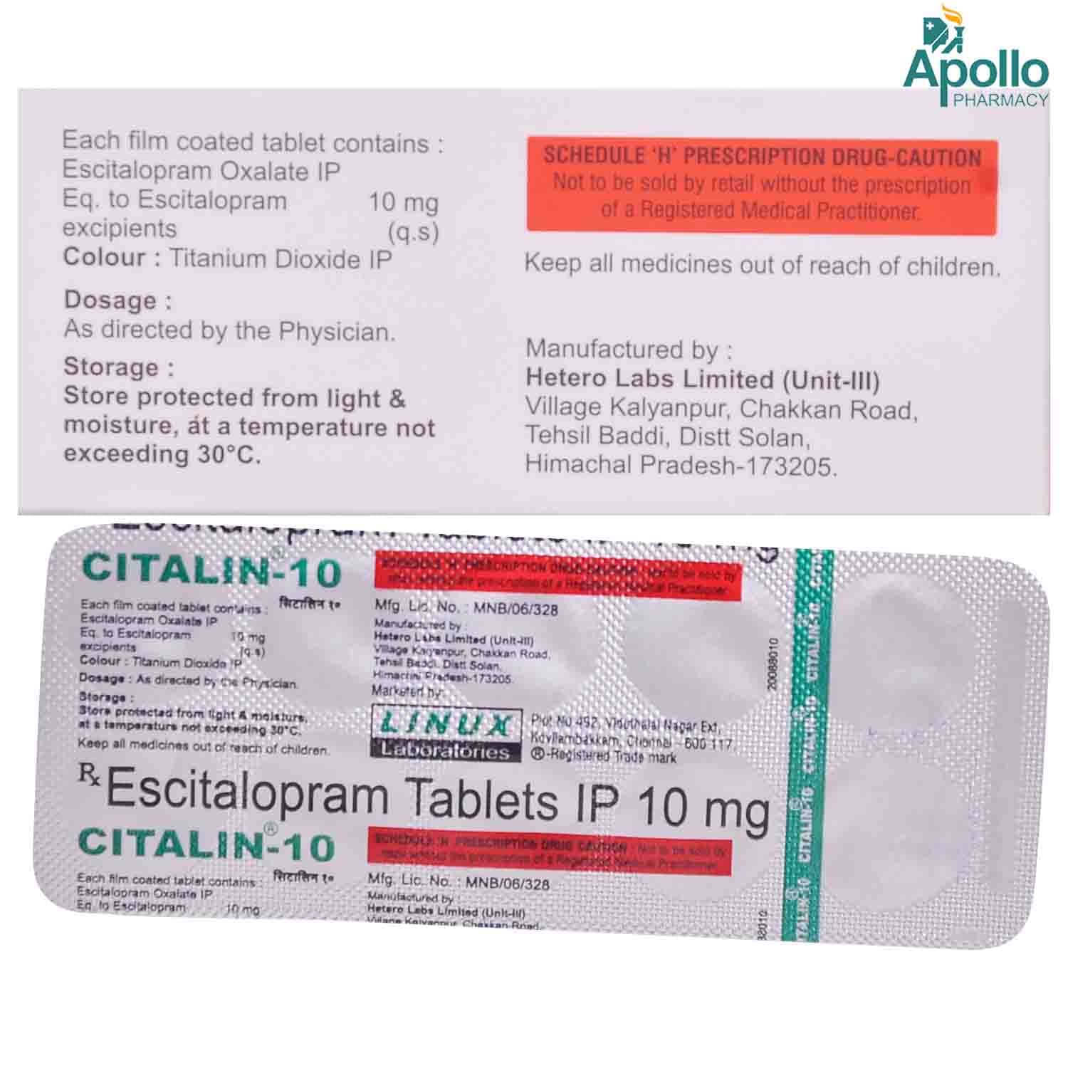 CITALIN PLUS TAB
