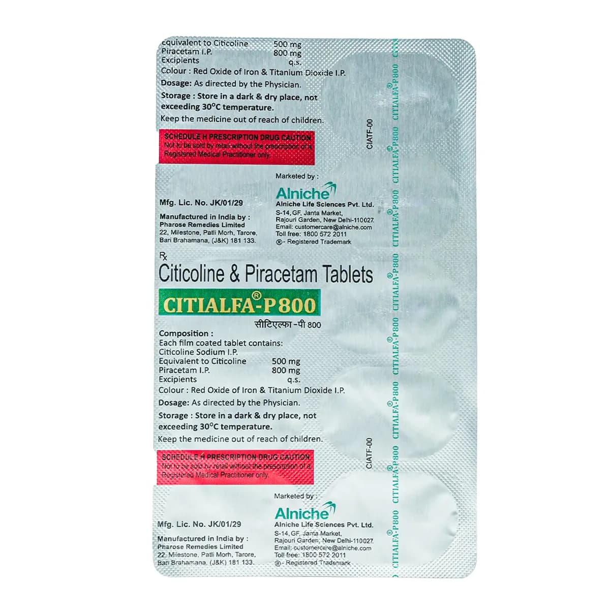 CITIALFA P 800 TAB