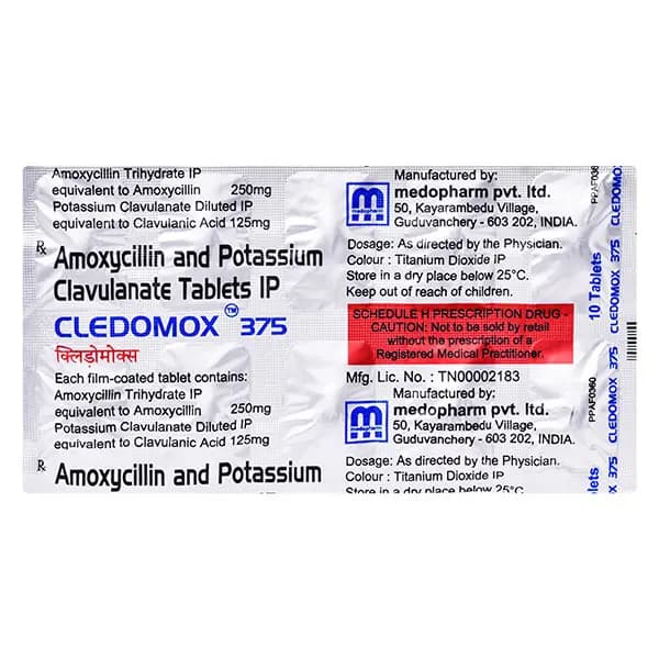 CLEDOMOX 375 TAB