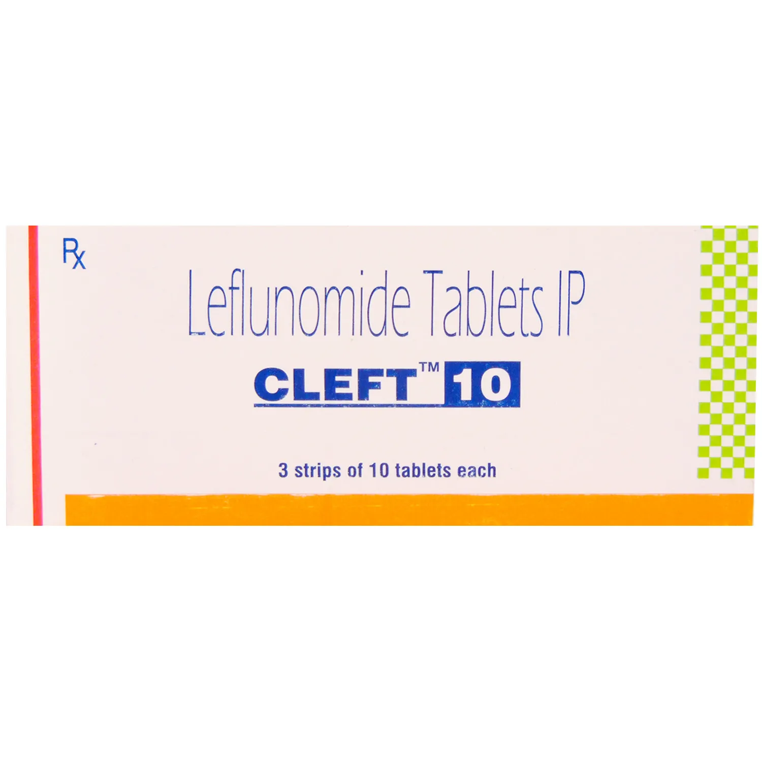 CLEFT 10MG TAB 10`S