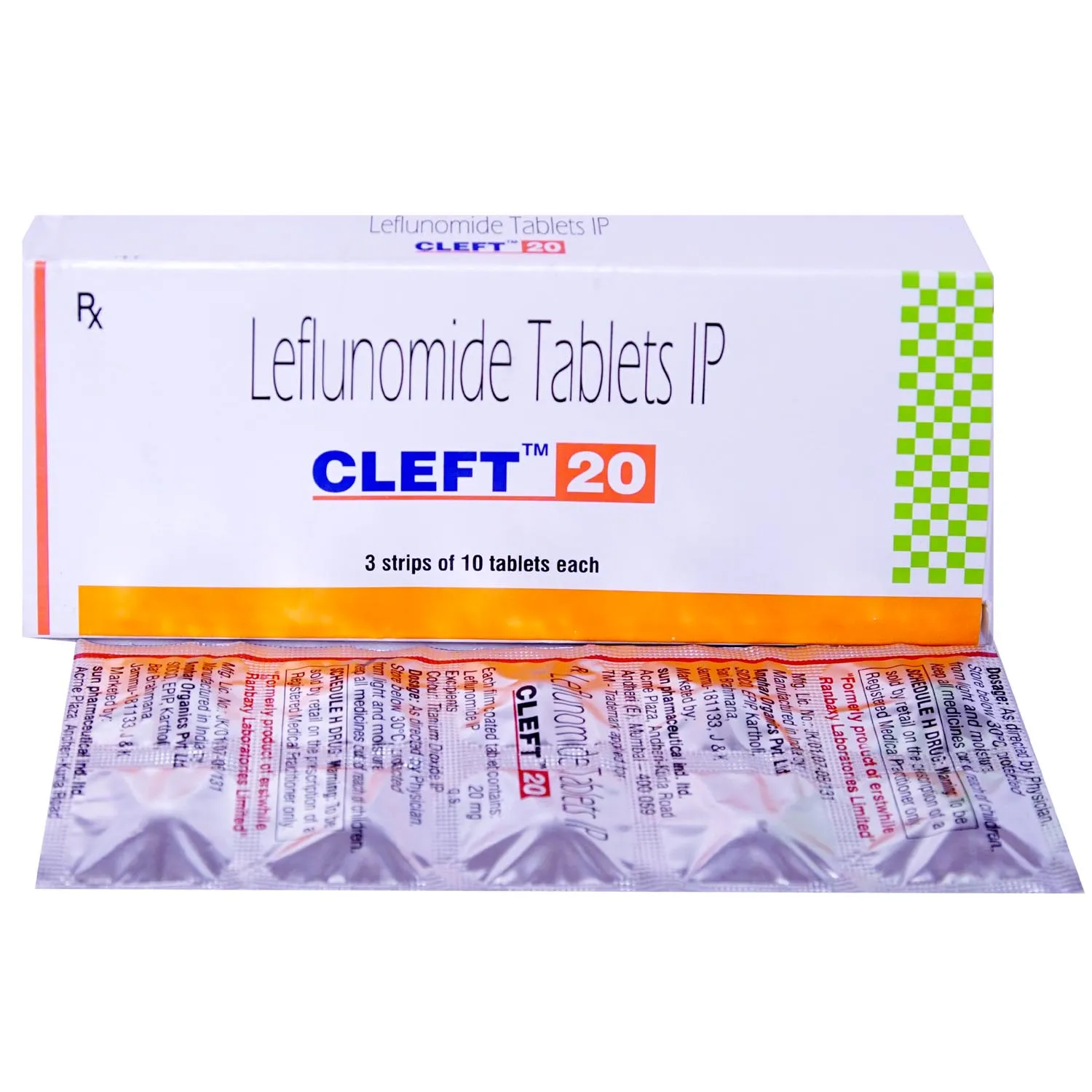 CLEFT 20MG TAB 10`S