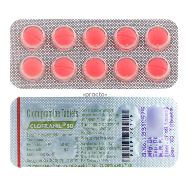 CLOFRANIL 50MG 10`S