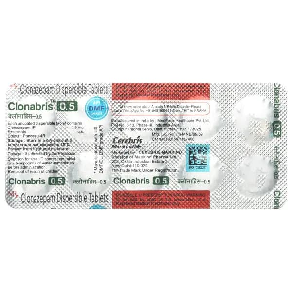 CLONABRIS 0.5 TAB
