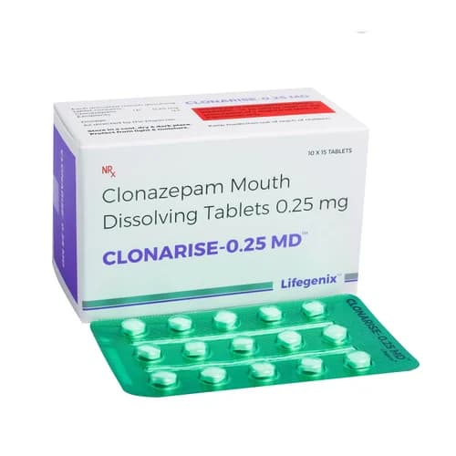 CLONAZIM MD-0.25MG TAB