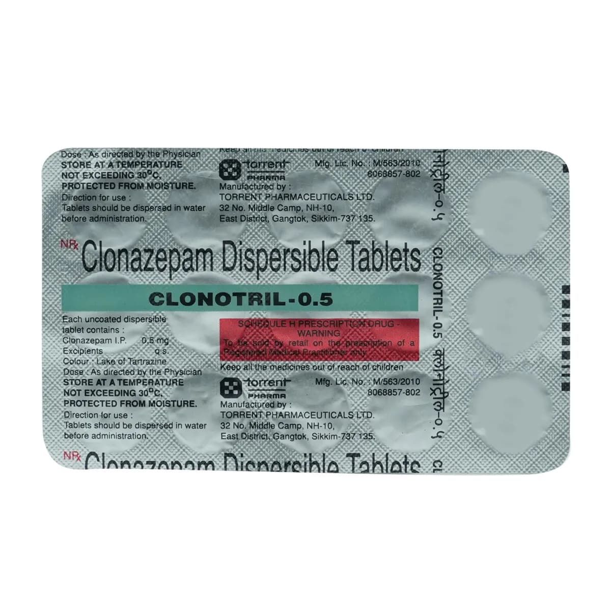 CLONOTRIL 0.5 TAB