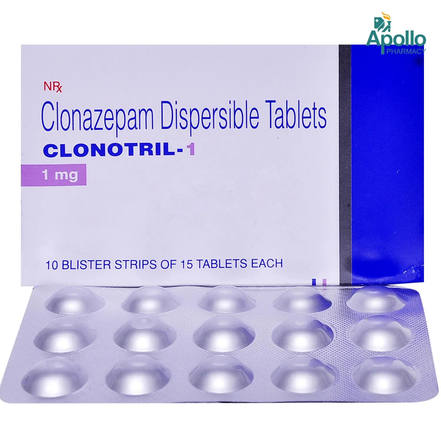 CLONOTRIL 1 MG TAB