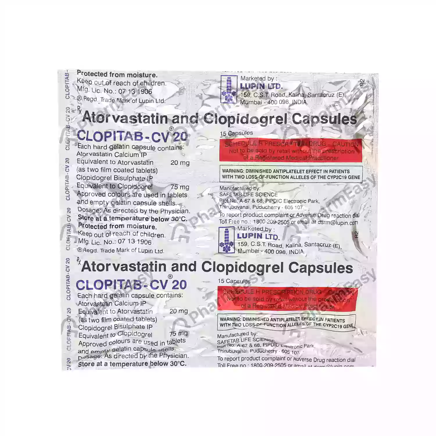 CLOPITAB CV 20MG TAB