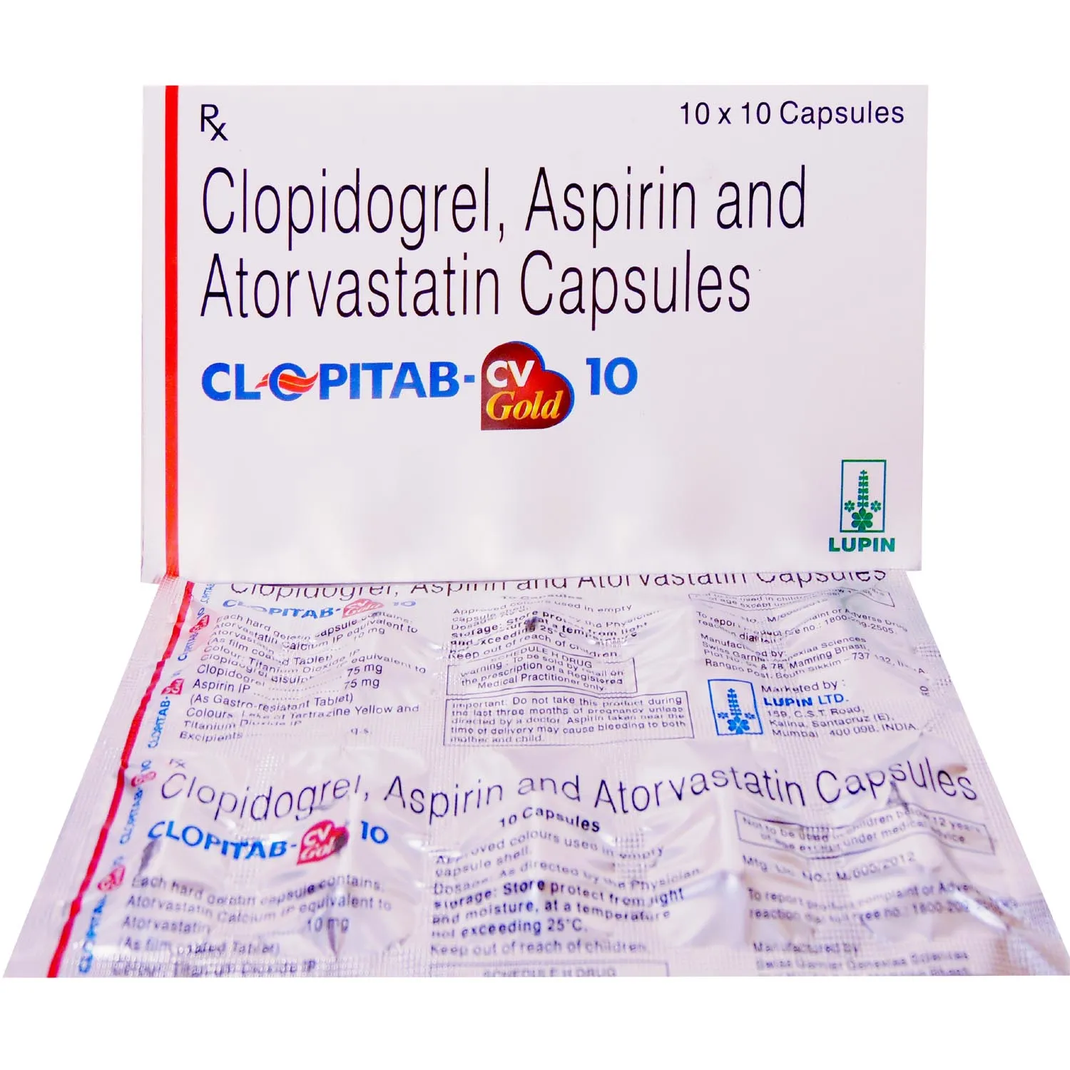 CLOPITAB CV GOLD 10MG