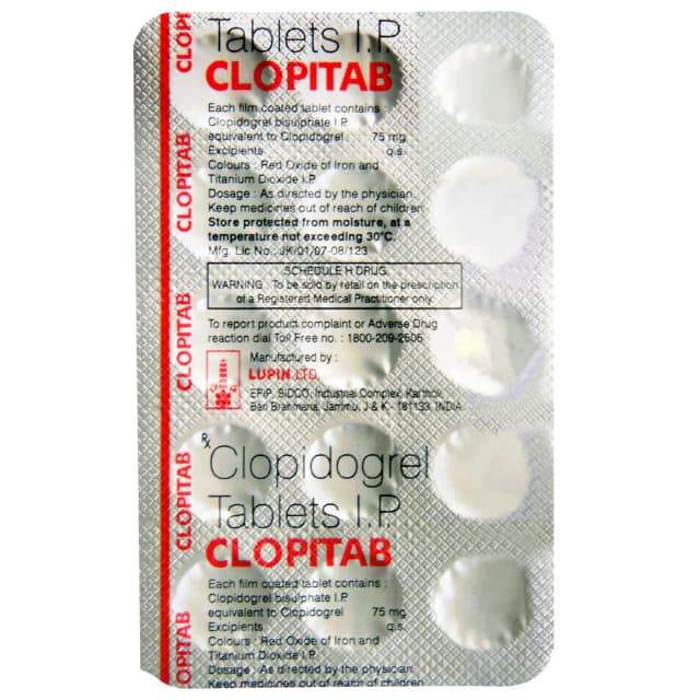 CLOPITON 75MG TAB