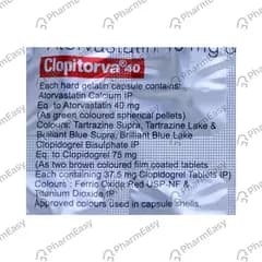 CLOPITORVA 40 CAP