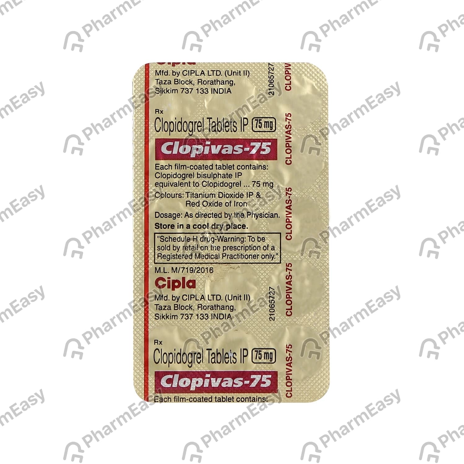 CLOPIVAS 75