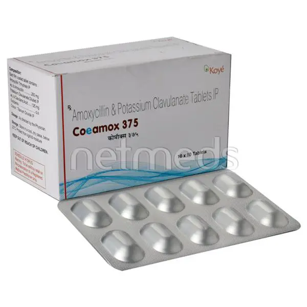 COEAMOX 375MG TAB