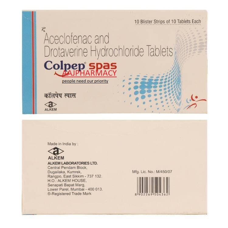COLPEP SPAS TAB