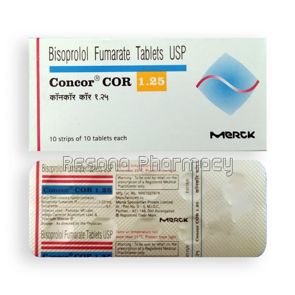 Concor COR 1.25 Tablet