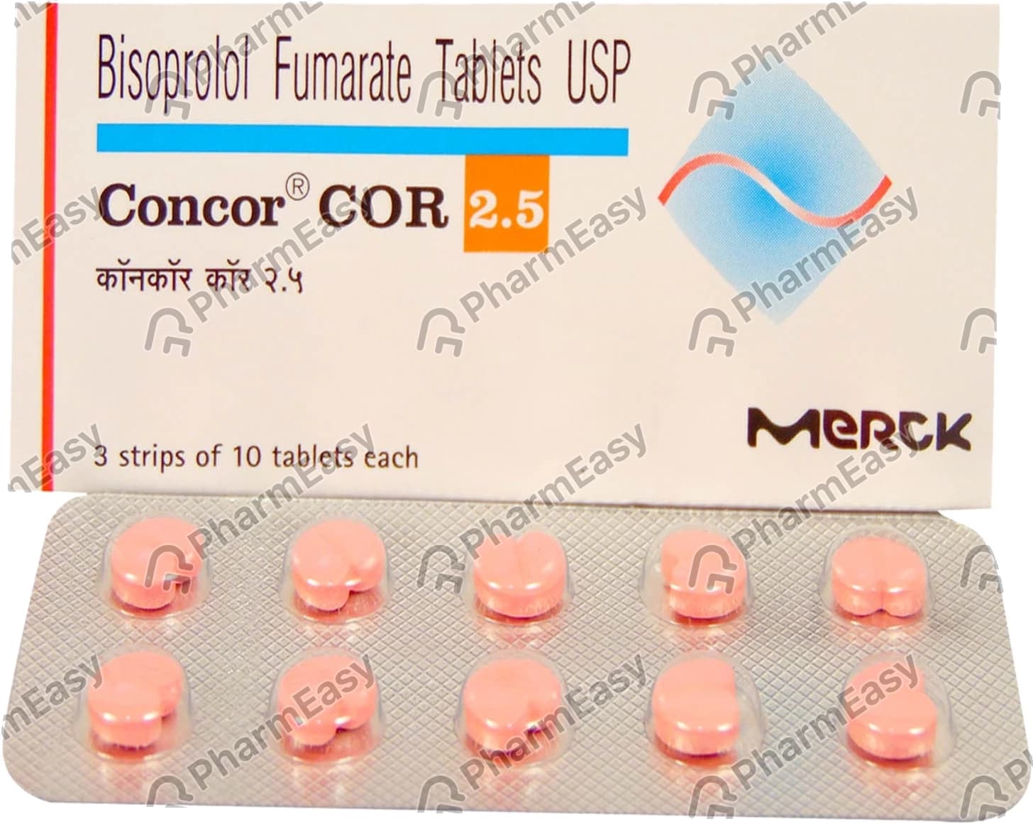 CONCOR T 2.5MG TAB 10`S