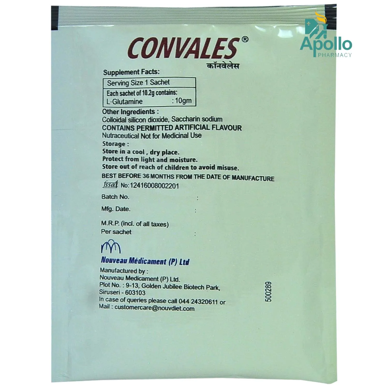 CONVALES SACH 10.2GR