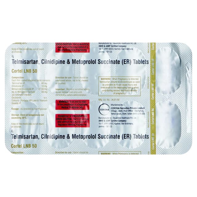 CORTEL LNB 50 MG TAB