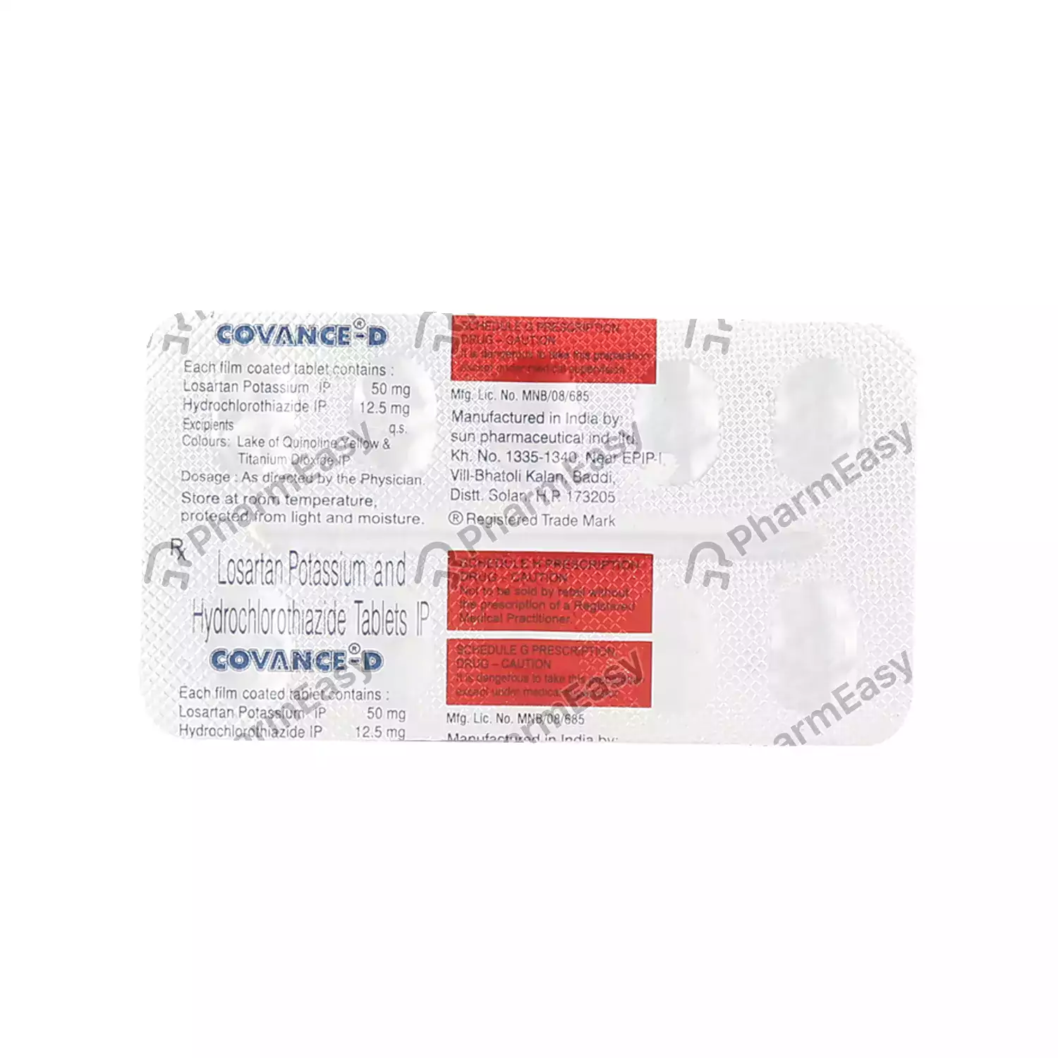 COVANCE-D TAB 10`S