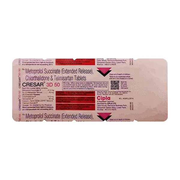 CRESAR 3D 50MG TAB
