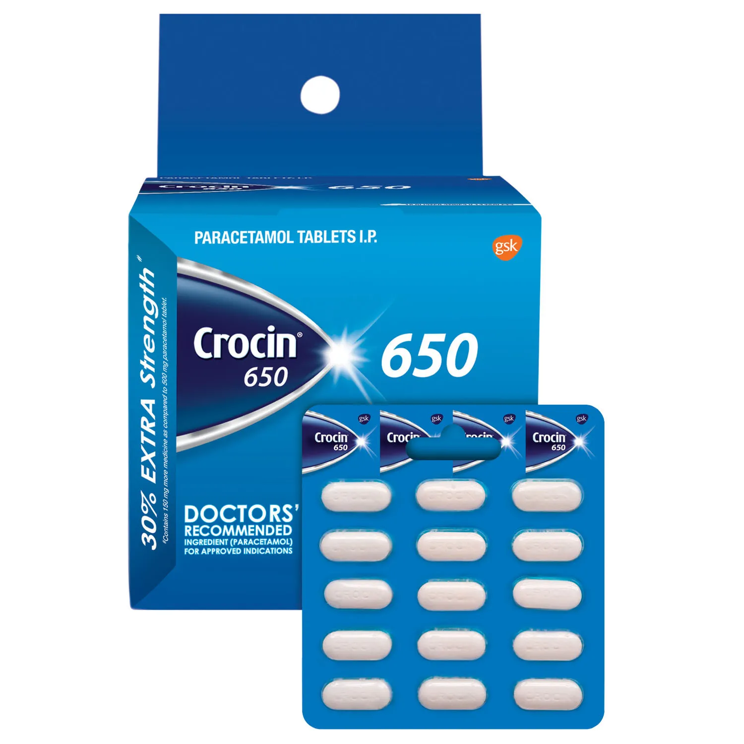 CROCIN 650MG TAB