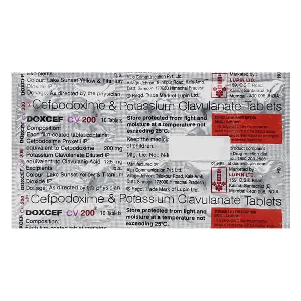 CROSSCEF CV 200MG TAB